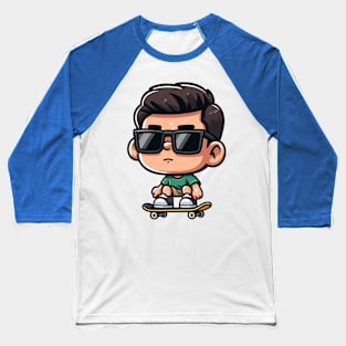 Skaterboy Baseball T-Shirt